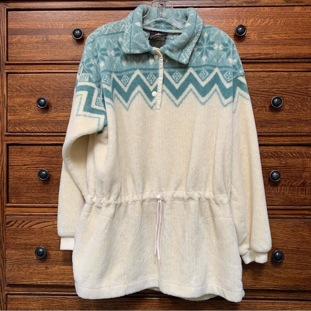 Vintage Sunbuster Alpine Fleece Jacket  Made in USA size L